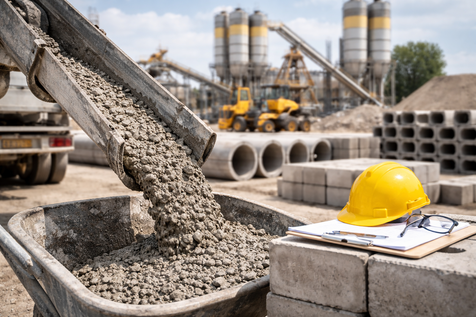 Kumanyini Blocks factory and production area